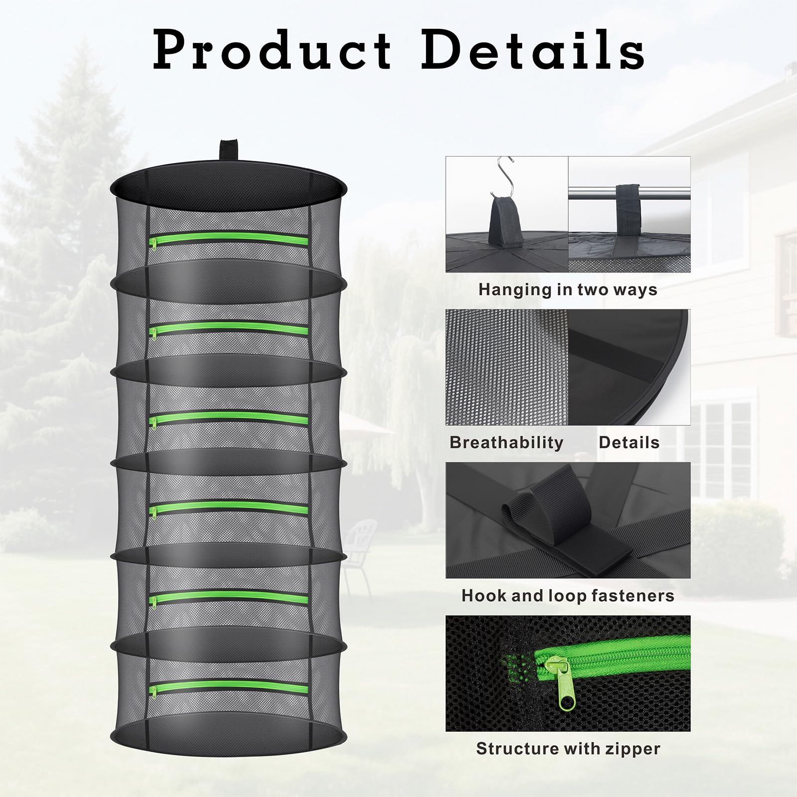 Amazon.co.jp: Huolacove ハーブ乾燥ラック メッシュデザイン - 吊り